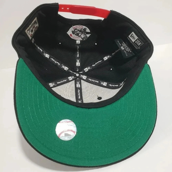 Cincinnati Reds Mens Black/Green New  Era 9FIFTY Sapback Hat - Picture 4 of 5
